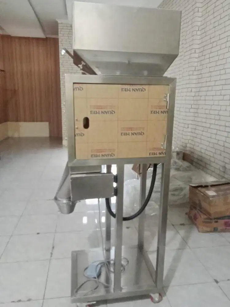 Mesin Filling & Timbangan Otomatis (Food Grade) - Kondisi Mulus!