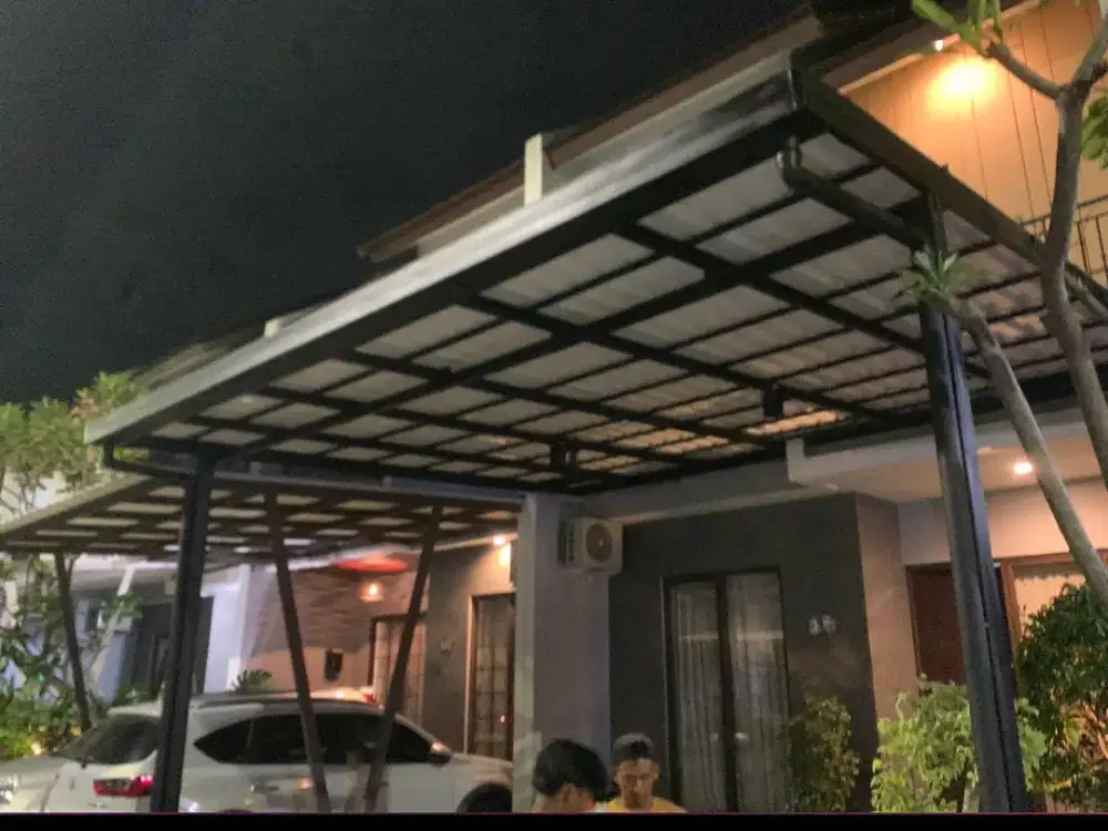 Kanopi Canopy, Tralis, Railing, Tangga, Pagar, Atap Baja, Kitchen Set