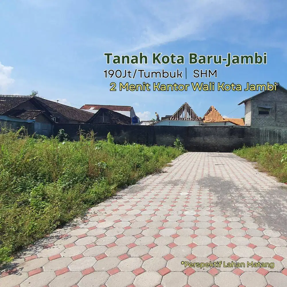 Jual Tanah Kota Baru, 2 Menit Dian Harapan, 190JT/Tbk