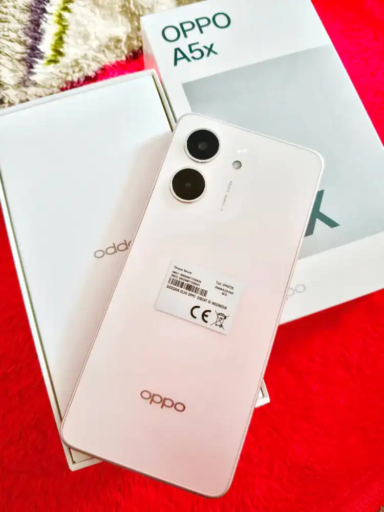 OPPO A5X RAM 6+6/128 LIKE NEW SEBULAN PAKAI