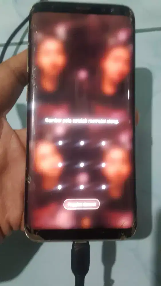 Samsung s8 minus green screen boleh di kasih