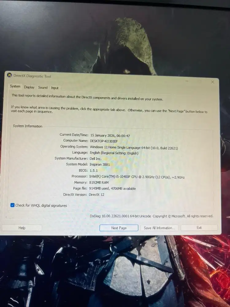 Komputer pc dell+ monitor samsung 22inch
