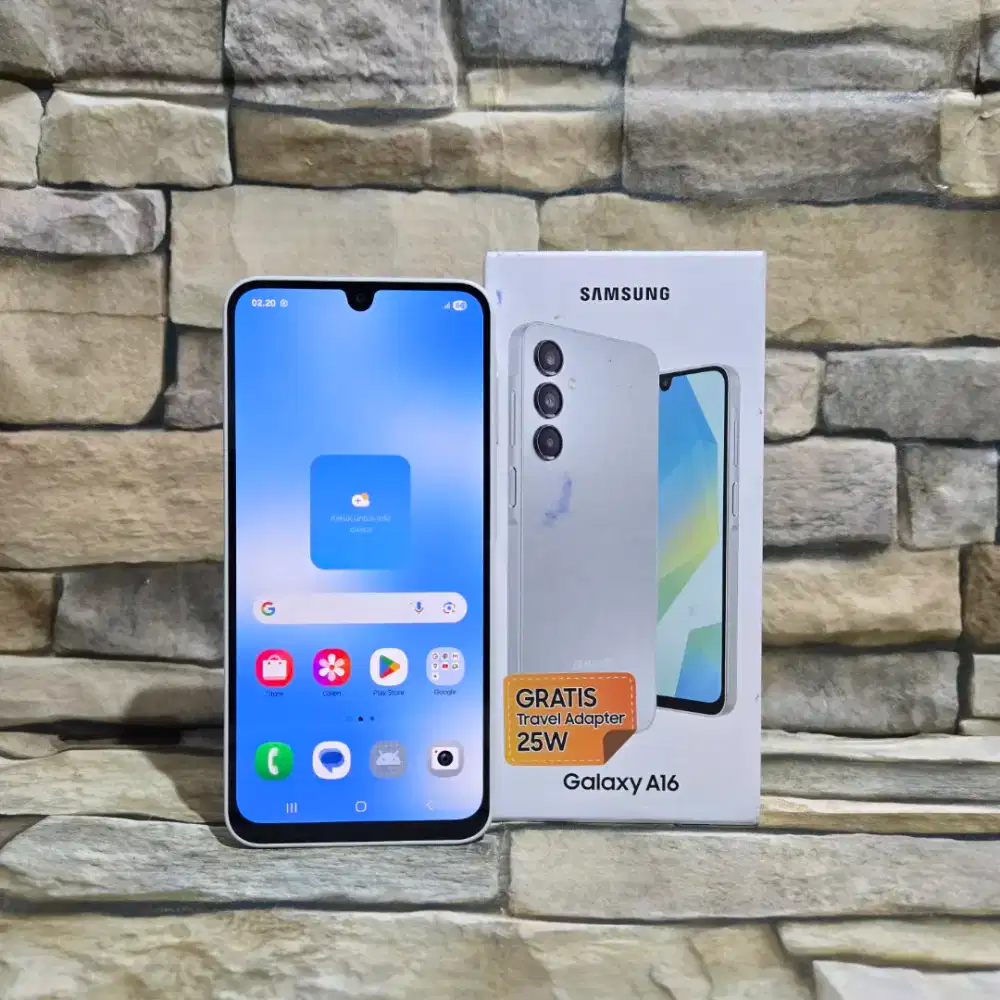 Samsung Galaxy A16 4G 8/128 Gray Fulset segel mulus 98% Garansi panjan