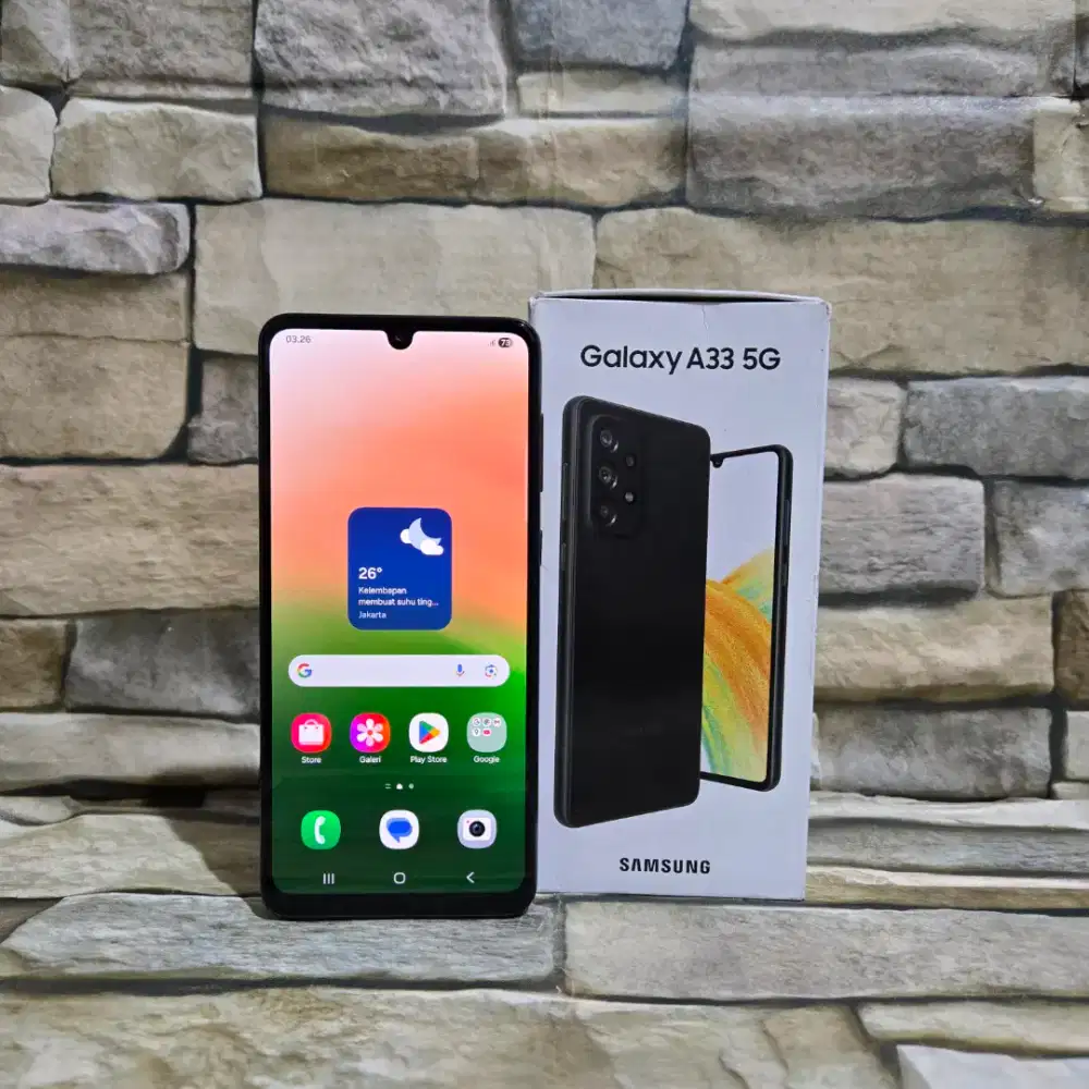 Samsung Galaxy A33 5G 8/128 Black Fulset segel mulus 98%