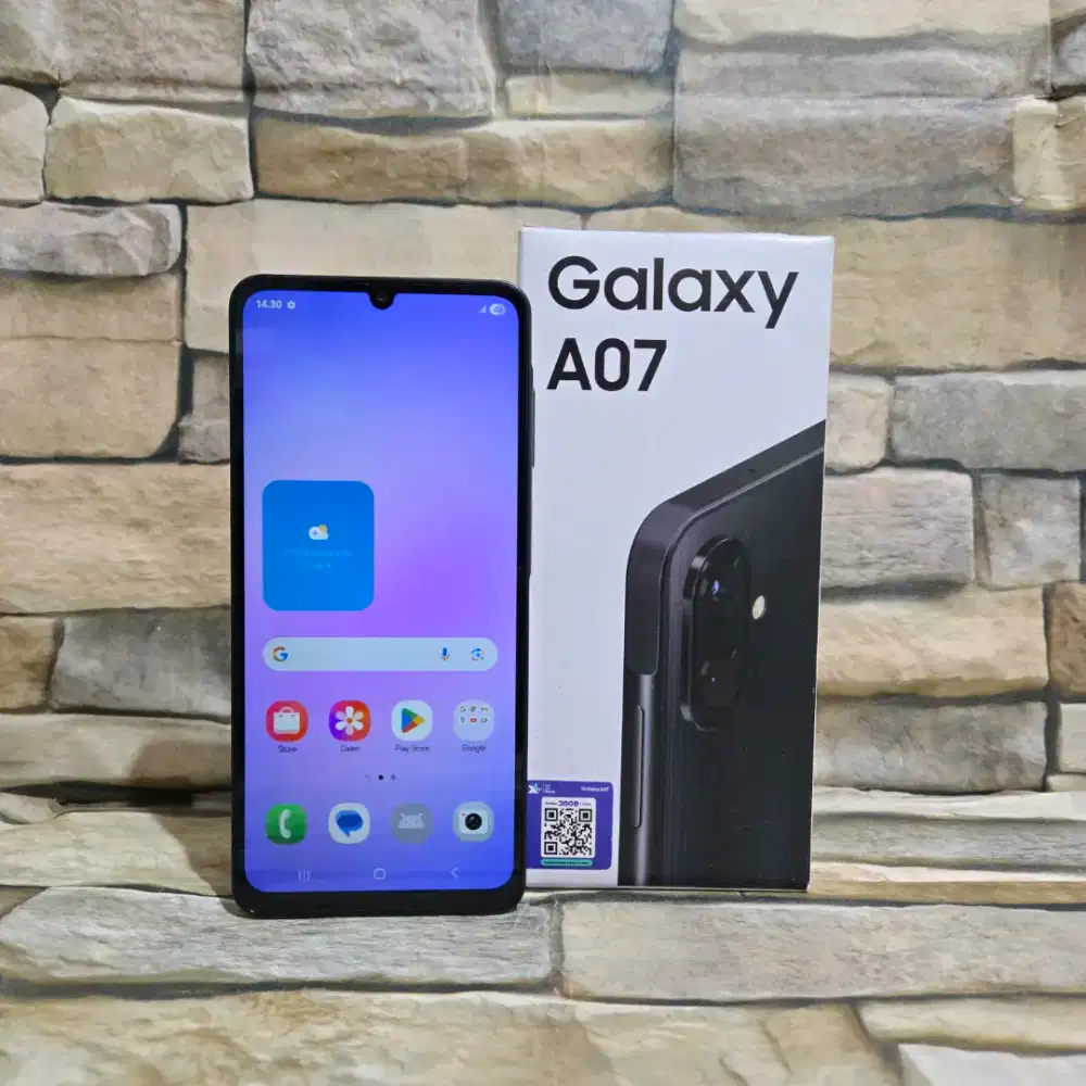 Samsung A07 Ram 4/64 4G Fullset Segel Normal Mulus 98%.Garansi