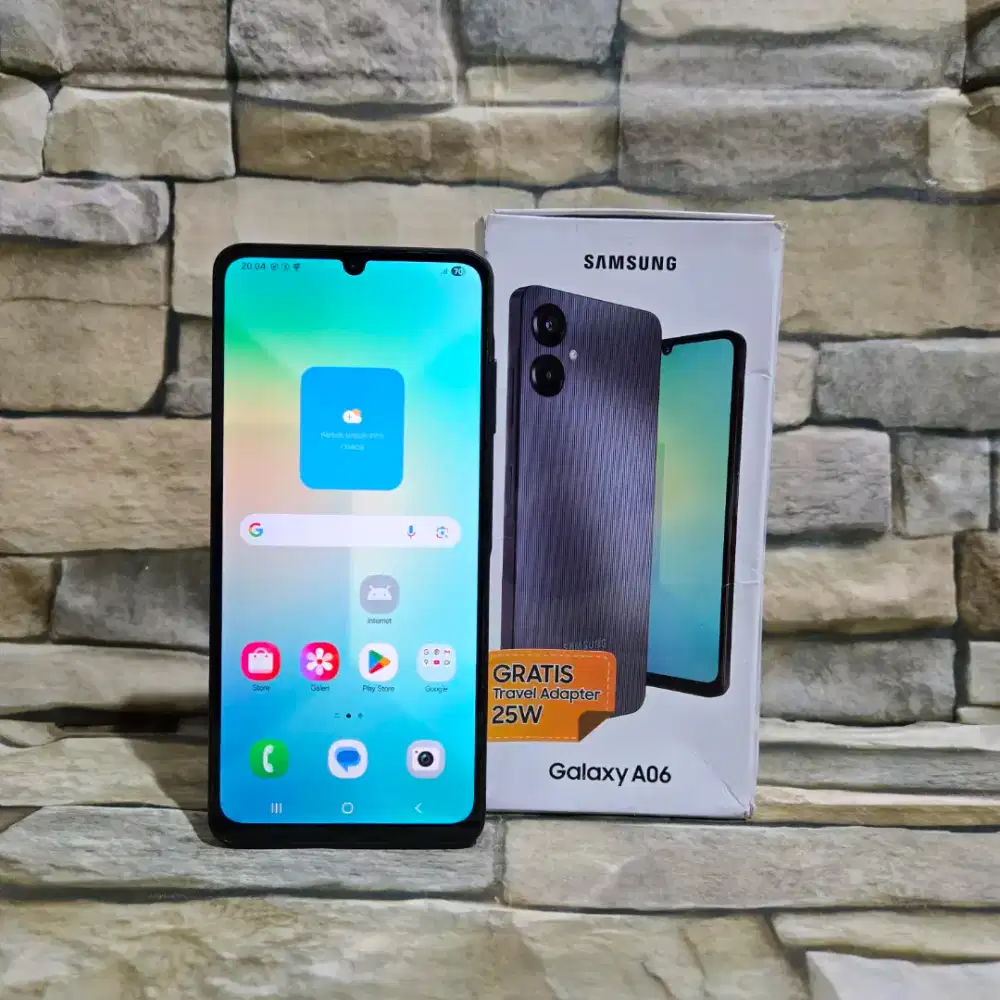 Samsung Galaxy A06 4/128 4G Fulset segel mulus 98% Garansi