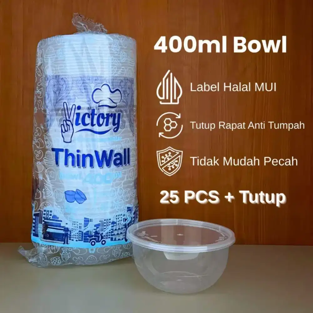 Mangkok plastik THINWALL Container 400ml