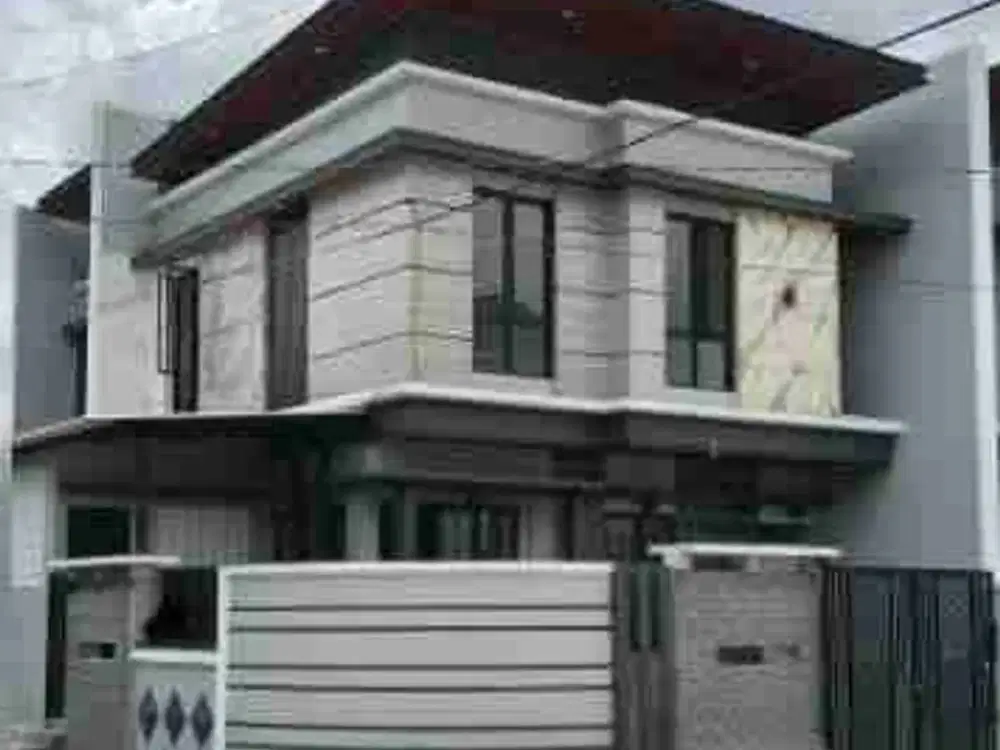 Rumah baru siap huni di galaxy Bumi permai Surabaya, jalan utama Merr surabaya