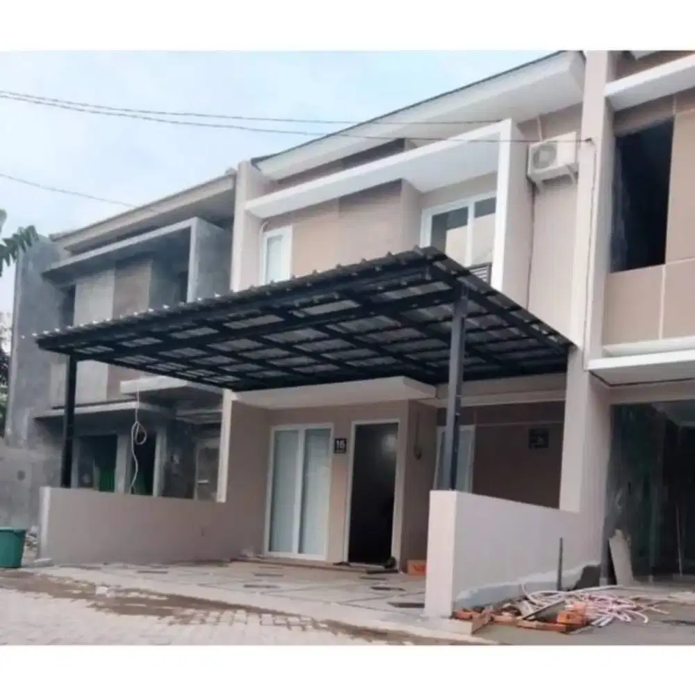 kanopi baja ringan atap spandek, alderon dan lainnya