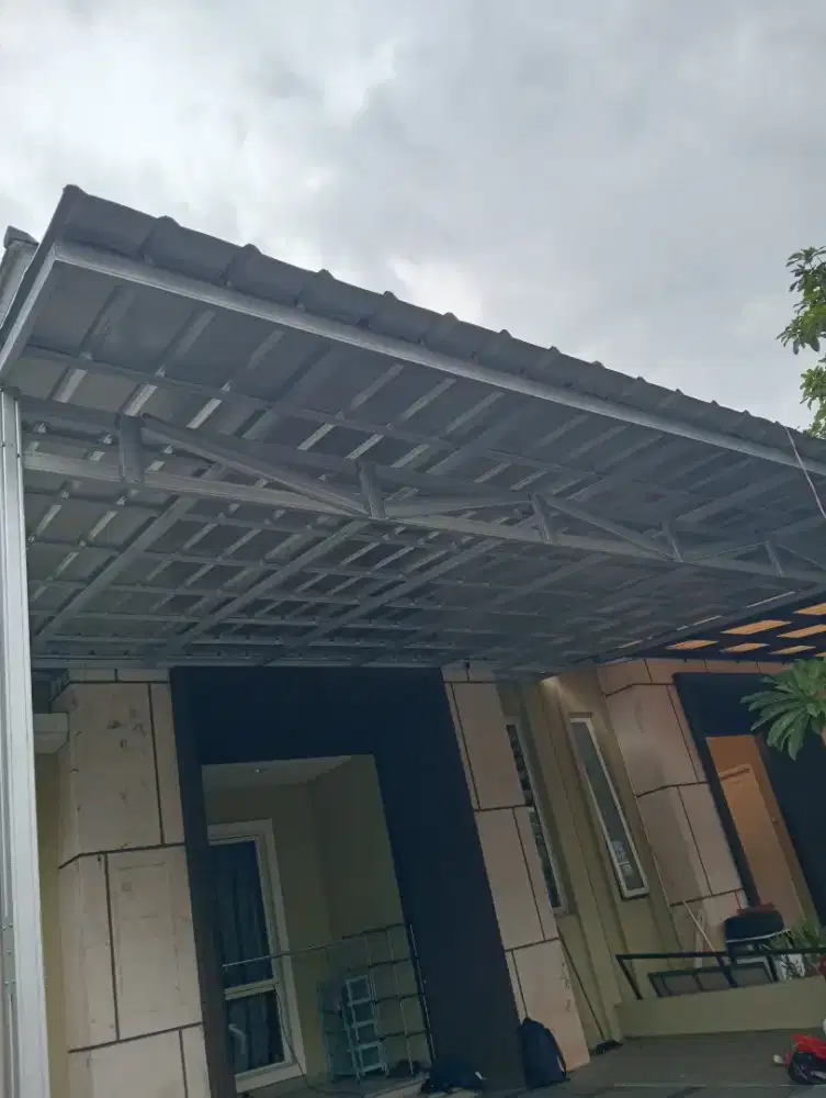 Kanopi bajaringan lebar 7m