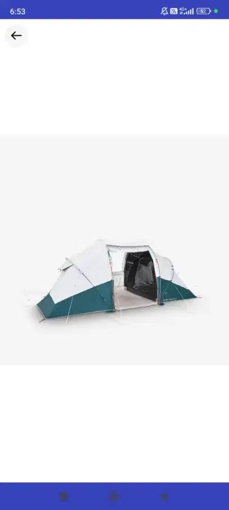 Tenda camping arpenaz 4.3 fresh&black
