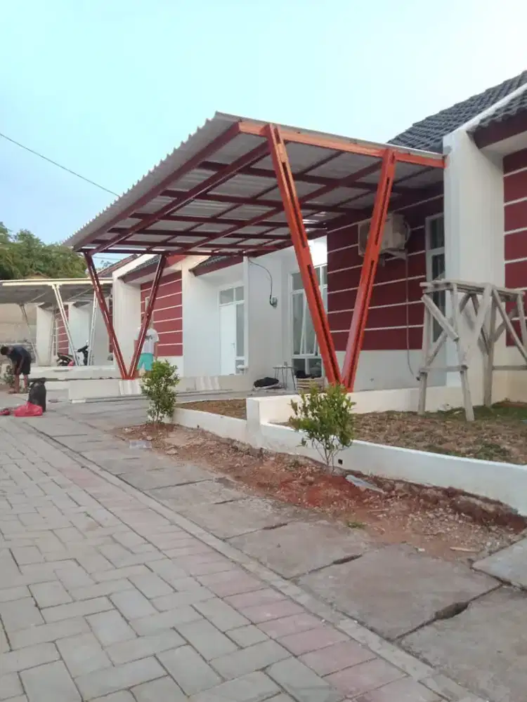 kanopi baja ringan atap spandek, alderon dan lainnya