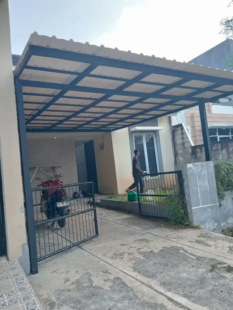 Kanopi bajaringan atap alderon