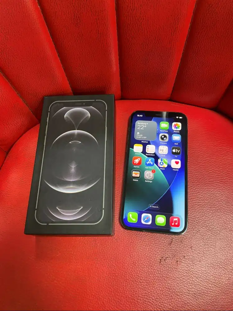 iPhone 12 Pro 128gb Graphite Bea Cukai Setara iBox Sinyal Permanen