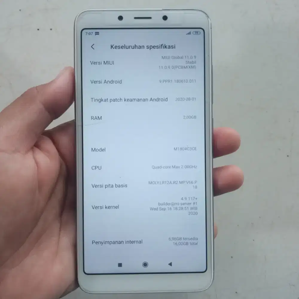 Xiaomi Redmi 6 Gold 3GB 32GB