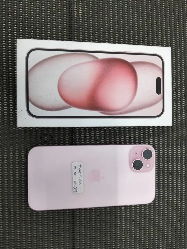 Second Iphone 15 plus 128 Garansi Resmi iBox
