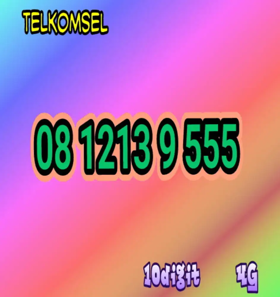 Kartu perdana cantik Telkomsel naik triple 555