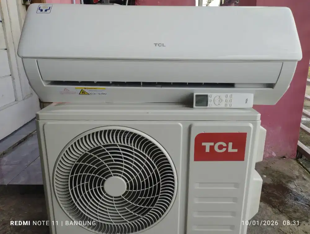 AC bekas TCL,Sharp,LG,Daikin R32 lowwat 1/2pk+pasang garansi