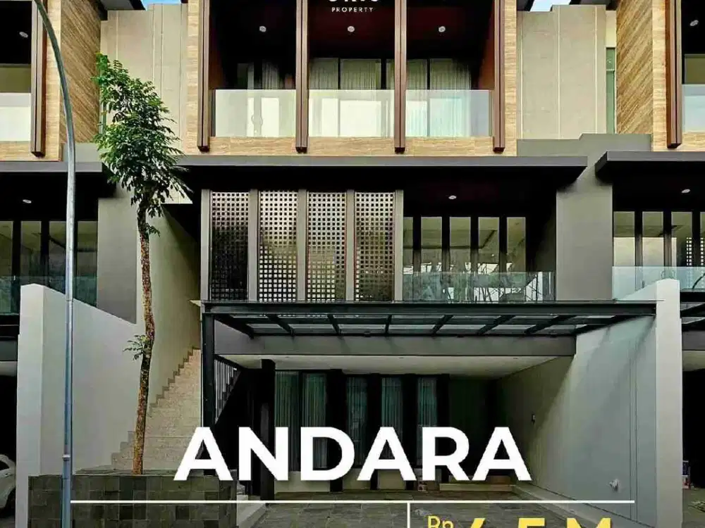 Rumah Semi Furnished Dlm Cluster One Gate System di Andara Jakarta Selatan