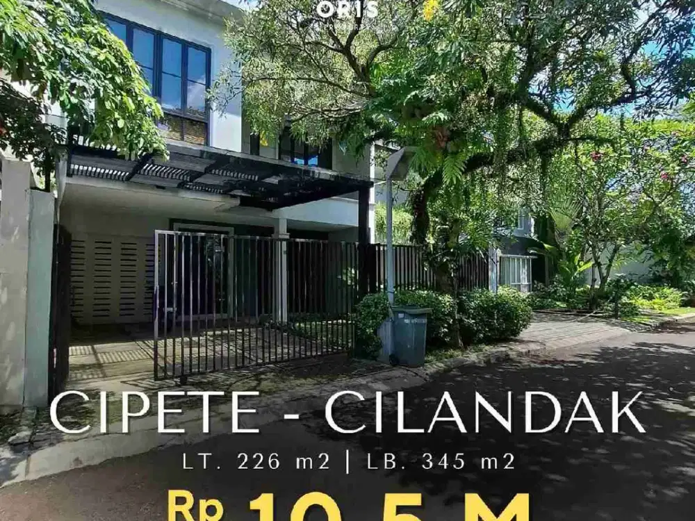 Rumah  Cantik  Dlm  Townhouse  One Gate  System di Cipete  Cilandak  Jakarta  Selatan