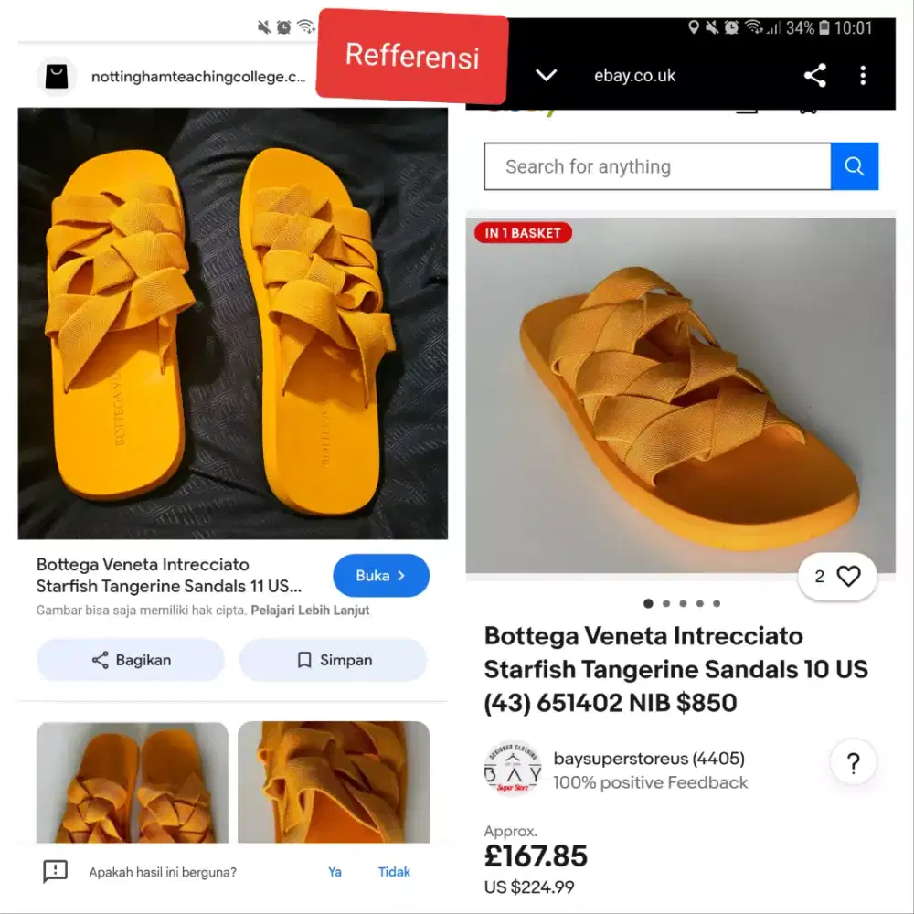 Bottega venetta sandal