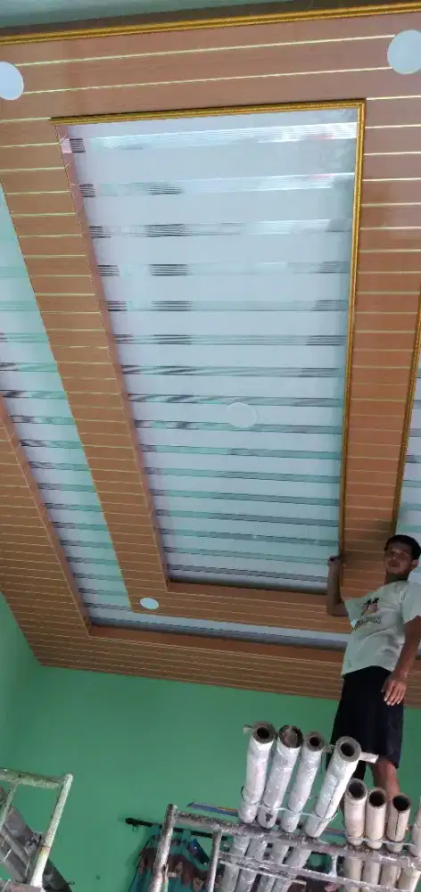 Plafon pvc dan gipsum