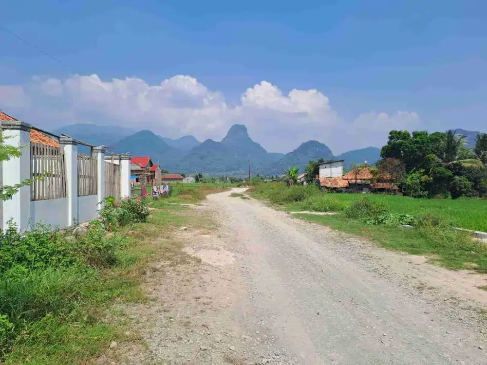 Dijual tanah view pegunungan di loji Karawang