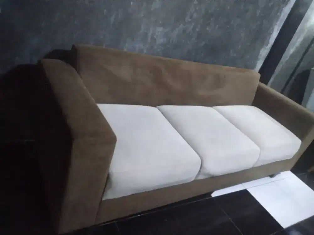 sofa 3 sitter brown mochacino