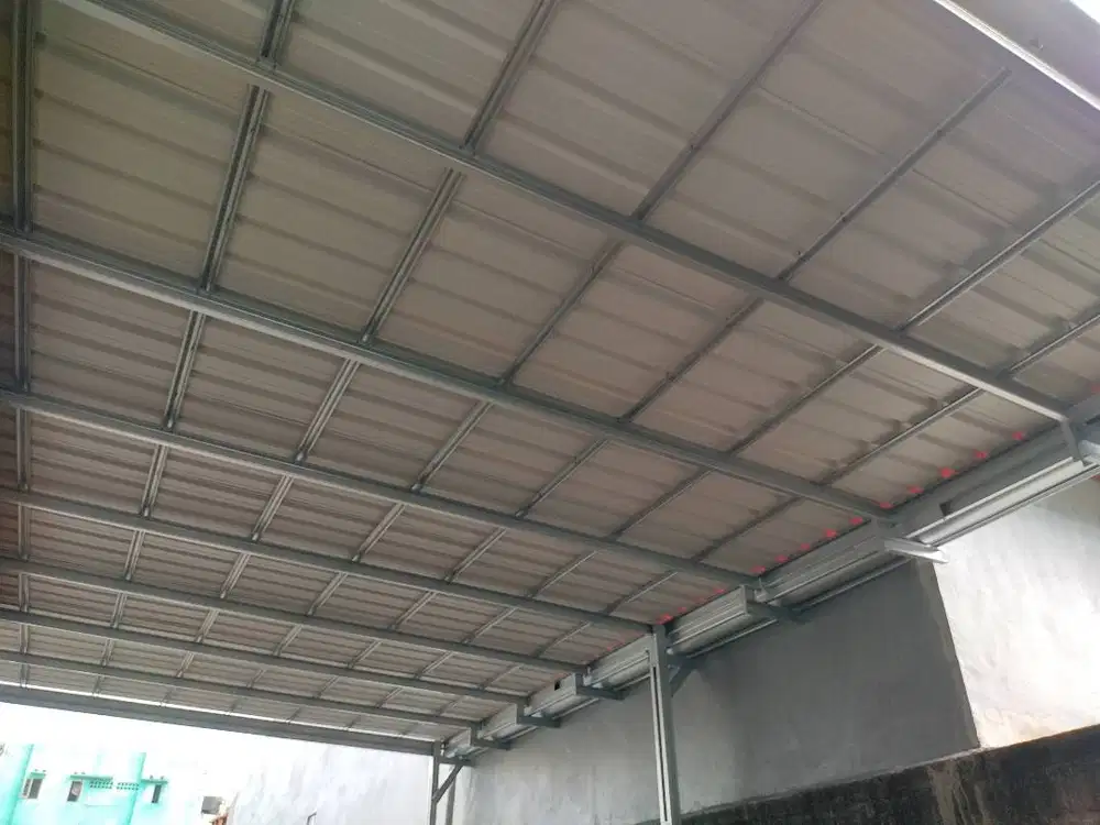 Kanopi Baja Ringan Paling MURAH Hasil Rapi Pasti BIMA TRUSS