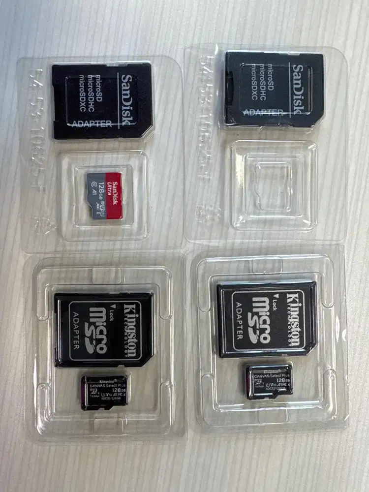Micro SD SanDisk dan Kingston