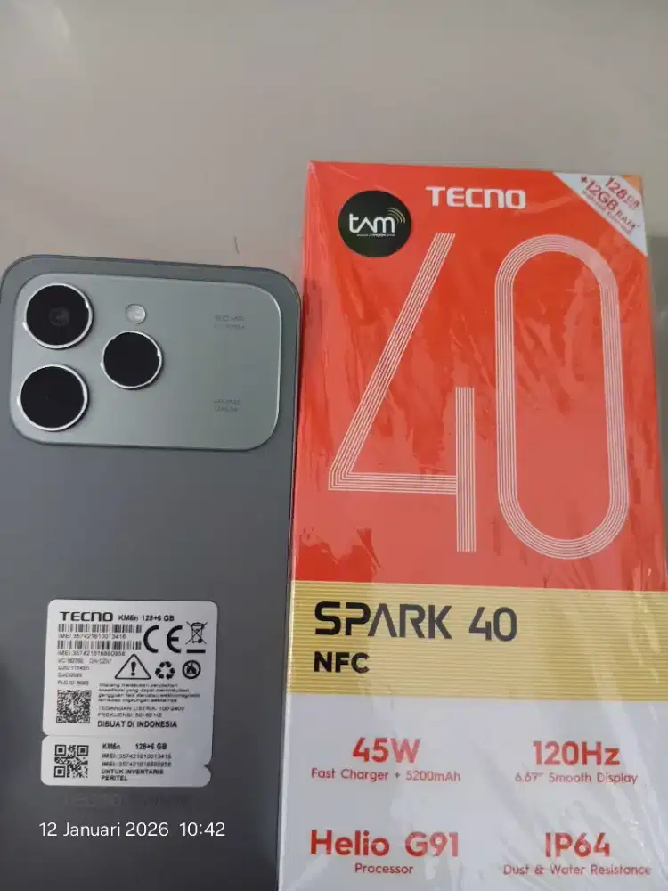 Jual Tecno Spark 40 128/12