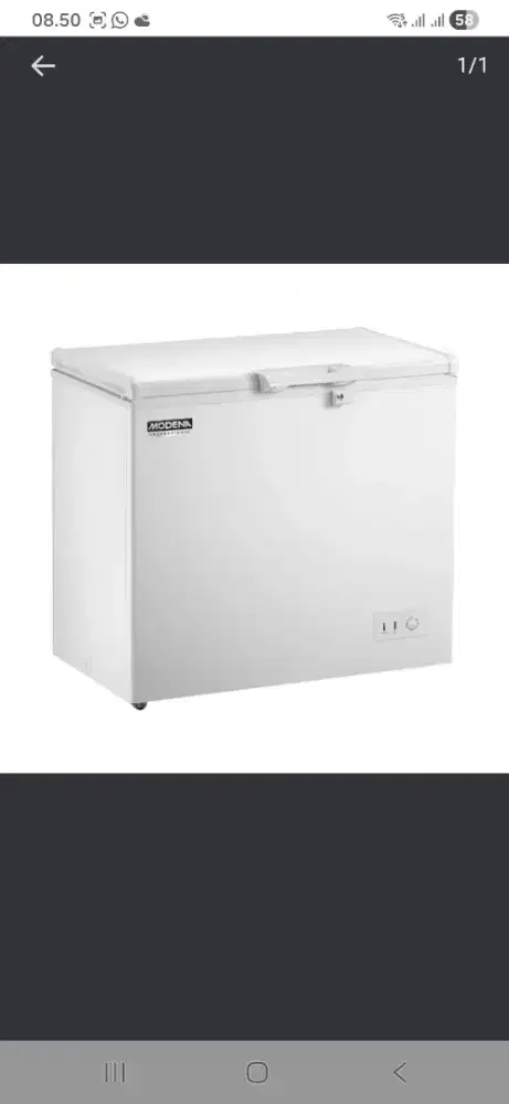 Modena 210 ltr chest freezer md 0211