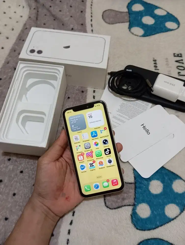 Iphone 11 256 GB inter LL/A Normal Tinggal Pakai
