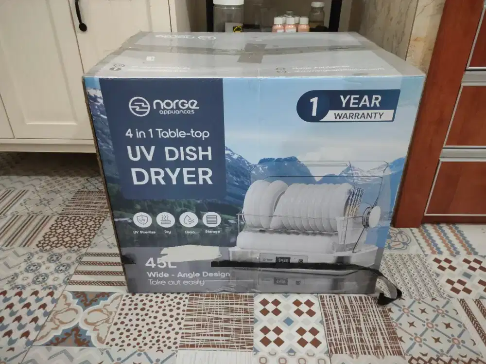 Norge 45L Pembersih Piring Sinar UV