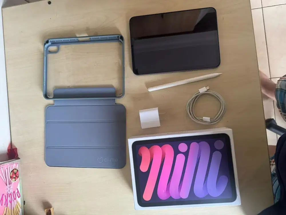 Dijual ipad mini 6 wifi 64 gb purple fullset no minus