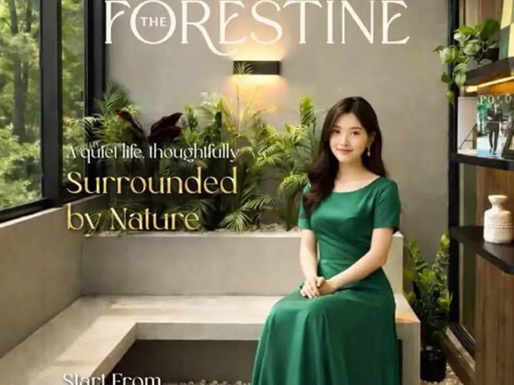 Hunian dengan konsep Konsep Forest Home yang Hijau dan Asri akses 5 menit ke Bandara