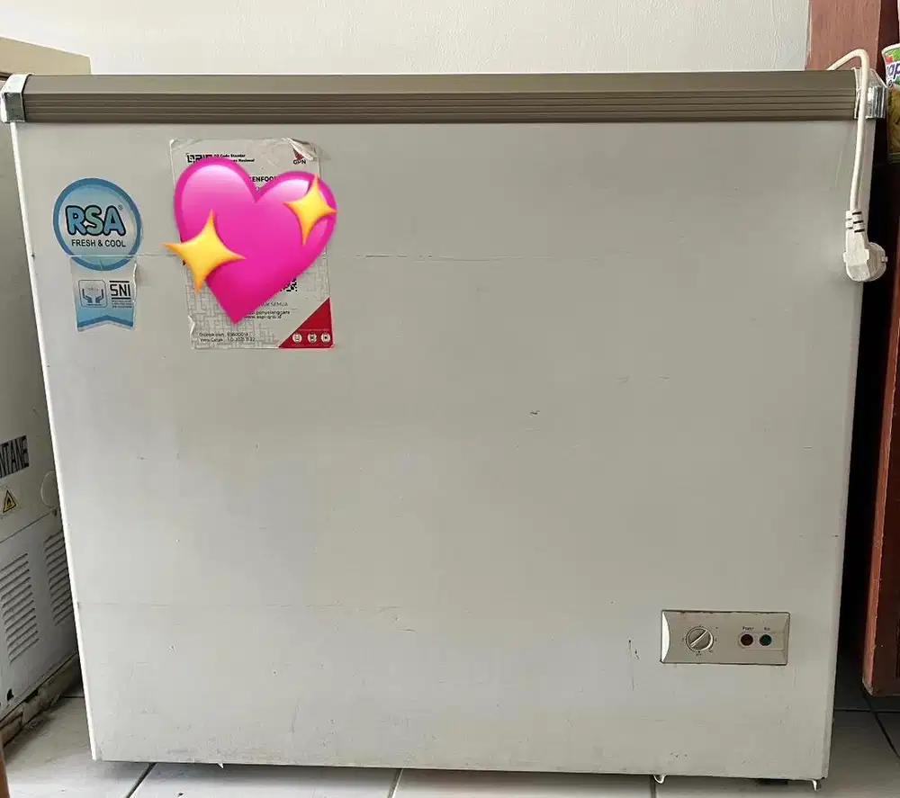 RSA By GEA Chest Freezer 171 Liter XS 200 Pintu Geser KACA