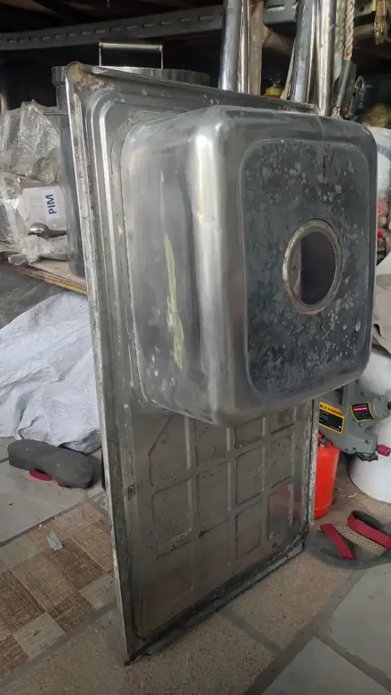 WESTAFEL SINK STAINLESS UKURAN 100x46x15 MERK EXCLUSIVE BEKAS SEKEN