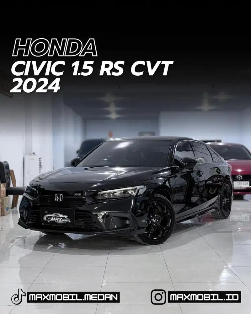 [ODO 13RB!!] HONDA CIVIC RS 1.5 SENSING CVT 2024 pemakaian 2025