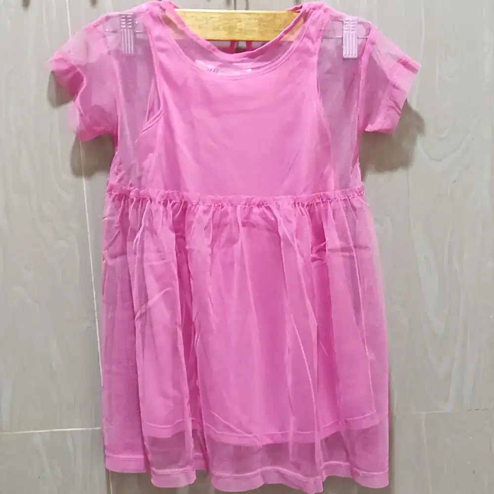 Dress 2 lapis usia 2-3 thn like new, preloved