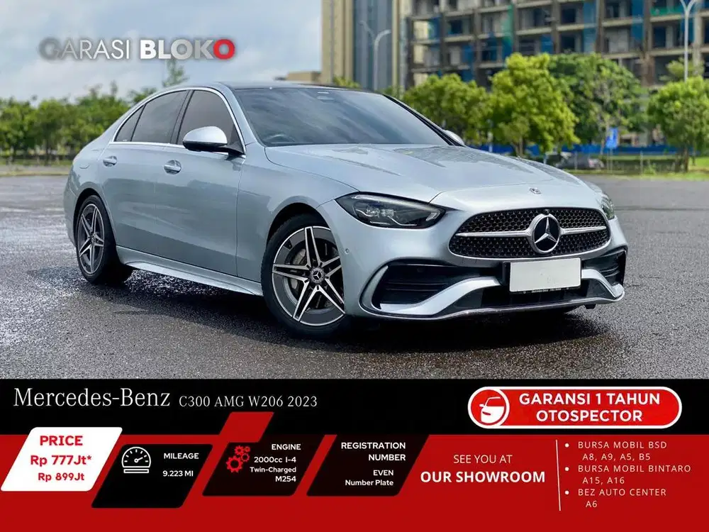 (Odo 9rb Warranty ON) Mercedes Benz C300  W206 AMG M254 EQ-Boost 2023