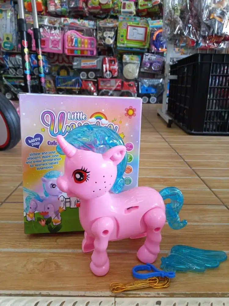 mainan anak kudapony bateraii