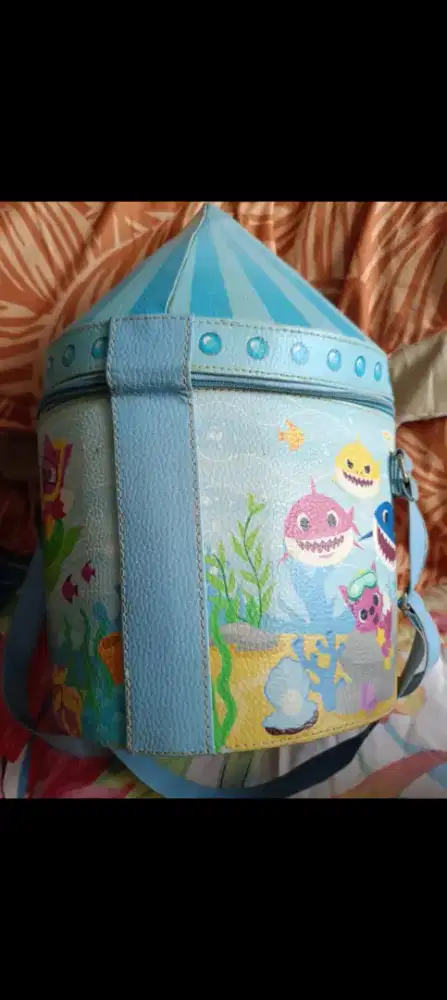 Dijual Box Tas Wadah Baby Shark Multi Fungsi.