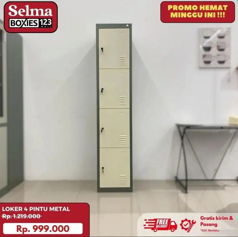 Loker 4 pintu besi selma