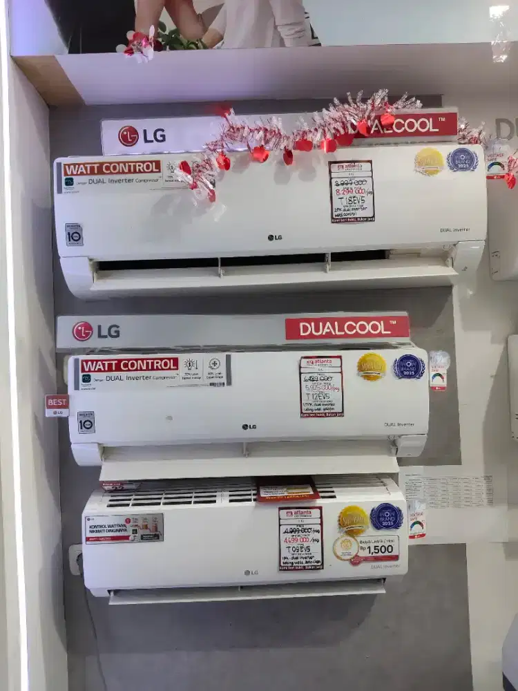 AC inverter/ non inverter cicilan mulai 350rb an tanpa DP syarat KTP