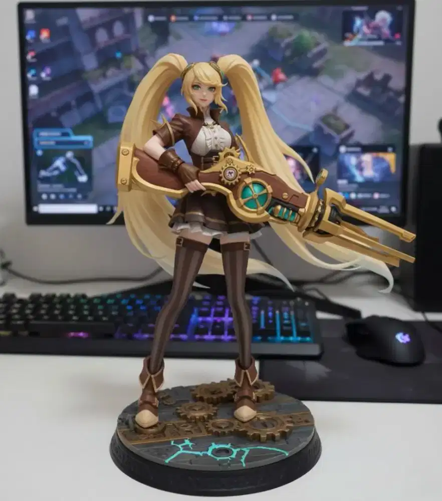 action figure ZETIAN, layla, wawan, mlbb