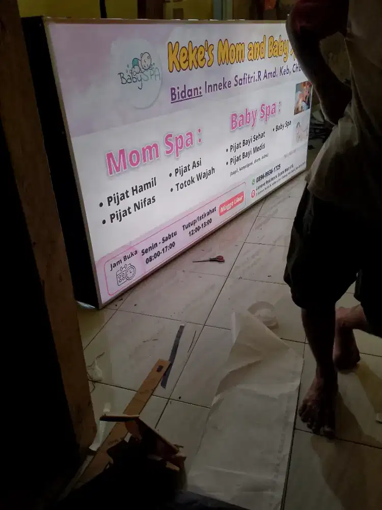 JASA PRODUSEN NEON BOX/NEONBOX LAMPU REKLAME HURUF TIMBUL DLL