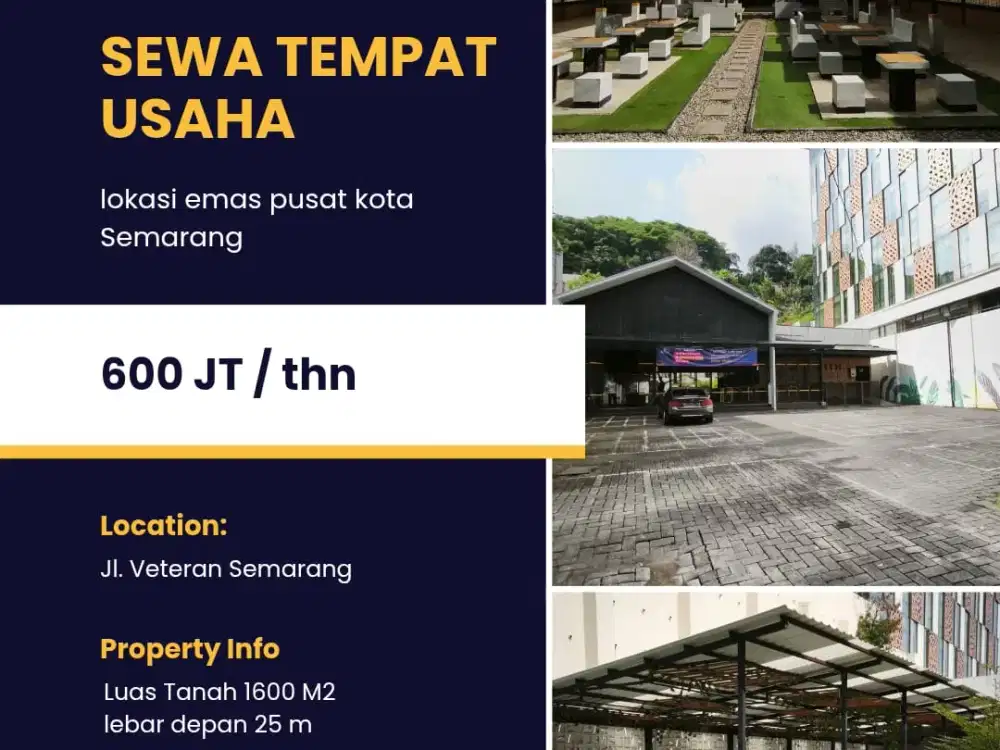 SEWA KAVLING PREMIUM – EKS MIE GACOAN Jl. Veteran Semarang