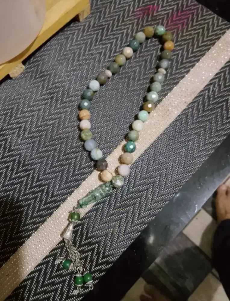 Jual tasbi batu giok