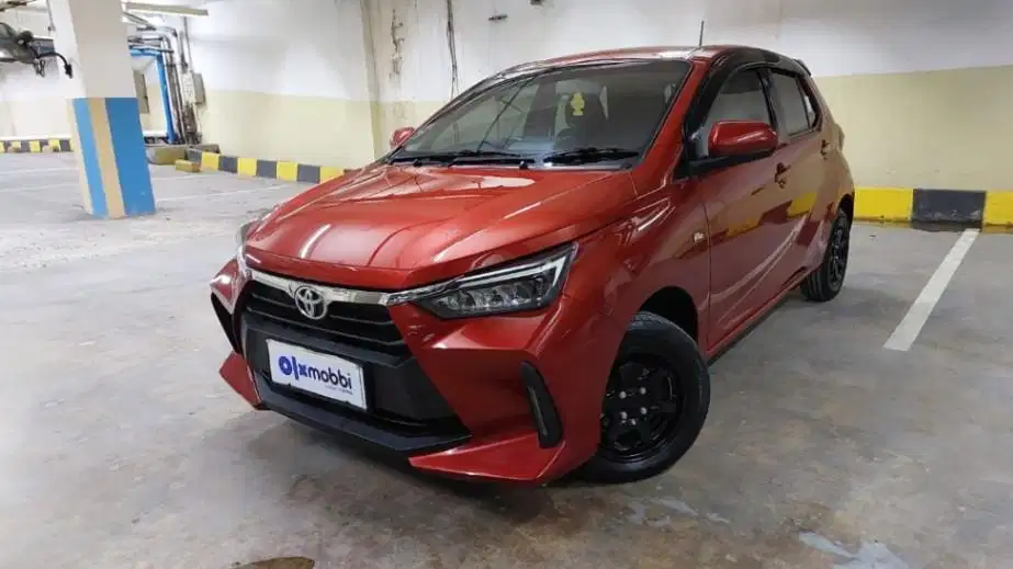 DP MURAH Toyota Agya 1.2 G Bensin-AT 2023 Merah CEZUB